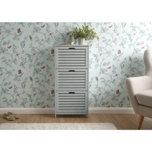 Home Source Bergen 3 Tier Grey Scandinavian Shoe Cabinet Home Source Bergen 3 Tier Grey Scandinavian Shoe Cabinet