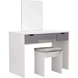GFW Boston Grey Wood Effect 1 Drawer Lamp Table - Furniture GFW Boston Grey Wood Effect 1 Drawer Lamp Table - Furniture