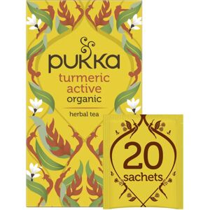 Thé Curcuma Active Pukka - Biologique, Épicé & Bien-être - Publicité Thé Curcuma Active Pukka - Biologique, Épicé & Bien-être - Publicité