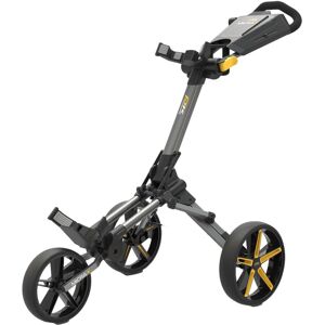 Powakaddy Micra Golf Push Trolley Gun Metal/Yellow Powakaddy Micra Golf Push Trolley Gun Metal/Yellow