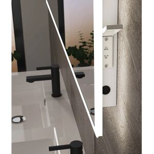 Sensio Lighting Glimmer Pro - Dimmable LED Bathroom Mirror with Shaver Socket Sensio Lighting Glimmer Pro - Dimmable LED Bathroom Mirror with Shaver Socket
