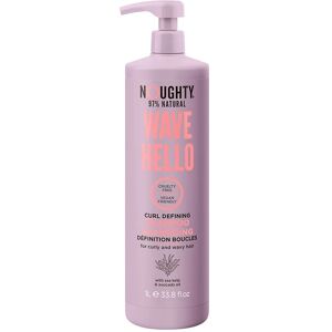 Noughty Wave Hello Curl Defining Shampoo - Moisturizing, Vegan, 1L Noughty Wave Hello Curl Defining Shampoo - Moisturizing, Vegan, 1L