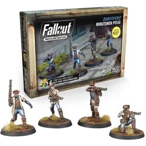 Modiphius Fallout: Wasteland Warfare - Ocalali: Minutemen Posse - Gra planszowa Modiphius Fallout: Wasteland Warfare - Ocalali: Minutemen Posse - Gra planszowa