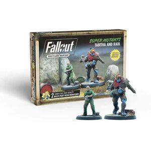 MODIPHIUS Fallout Wasteland Warfare - Super Mutants: Tabitha i Raul - 32mm MODIPHIUS Fallout Wasteland Warfare - Super Mutants: Tabitha i Raul - 32mm