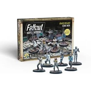 Modiphius Railroad Core Box - Fallout Wasteland Warfare - Miniatures Modiphius Railroad Core Box - Fallout Wasteland Warfare - Miniatures