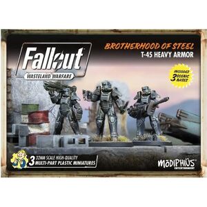 Extension de jeu de figurines Brotherhood of Steel T-45 de Modiphius - Publicité Extension de jeu de figurines Brotherhood of Steel T-45 de Modiphius - Publicité
