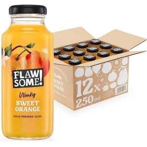 Flawsome - Orange 12x250ml Cold Pressed - No Added Sugar - Juice Flawsome - Orange 12x250ml Cold Pressed - No Added Sugar - Juice