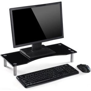 Ttap Group - Mp1004 - Black - Glass - Monitor Stand Ttap Group - Mp1004 - Black - Glass - Monitor Stand
