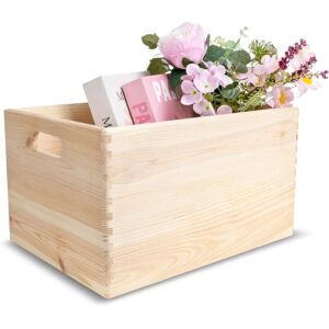 Creative Deco XXL Caixa de Madeira - 40x30x24cm Creative Deco XXL Caixa de Madeira - 40x30x24cm