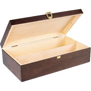 Creative Deco Brown Wine Box - 2 Bottles Wooden Gift Box Creative Deco Brown Wine Box - 2 Bottles Wooden Gift Box
