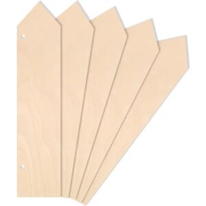 Creative Deco 5 Grandes Pendentes em Forma de Flecha - 40 x 9 cm - Compensado Não Tratado Creative Deco 5 Grandes Pendentes em Forma de Flecha - 40 x 9 cm - Compensado Não Tratado