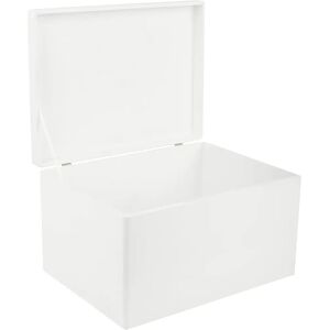 Creative Deco XXL White Wooden Box - Memory Box Storage for Kids Creative Deco XXL White Wooden Box - Memory Box Storage for Kids