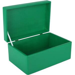 Creative Deco Green Large Wooden Box - Memory Storage - Wooden Box Creative Deco Green Large Wooden Box - Memory Storage - Wooden Box