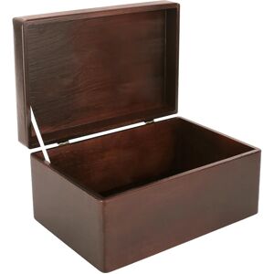 Creative Deco Brown Wooden Storage Box 30x20x14 - Storage Box Creative Deco Brown Wooden Storage Box 30x20x14 - Storage Box