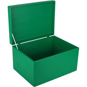 Creative Deco XXL Green Wooden Box with Lid - Wooden Chest Memory Box Creative Deco XXL Green Wooden Box with Lid - Wooden Chest Memory Box