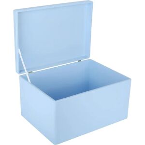 Creative Deco XXL Wooden Storage Box - Blue - Memory Box Creative Deco XXL Wooden Storage Box - Blue - Memory Box