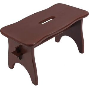 Creative Deco Brown Footstool Wood Stool - Step Stool, Toilet Stool, Children's Height Creative Deco Brown Footstool Wood Stool - Step Stool, Toilet Stool, Children's Height