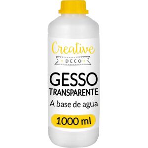 Creative Deco Professional Clear Gesso - 1L Primer for Painting Creative Deco Professional Clear Gesso - 1L Primer for Painting