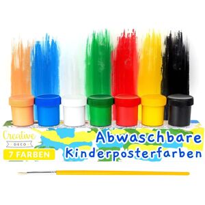 Creative Deco Finger Paints - Multicolored Kids Non-Toxic Set Creative Deco Finger Paints - Multicolored Kids Non-Toxic Set
