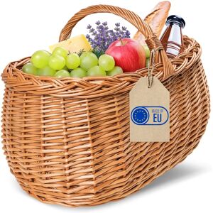 Creative Home Large Picnic Basket - Wicker Basket with Handle Creative Home Large Picnic Basket - Wicker Basket with Handle