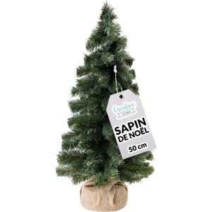 Creative Home Artificial Christmas Tree - 50 cm, Dense Green, Cone Shape Creative Home Artificial Christmas Tree - 50 cm, Dense Green, Cone Shape