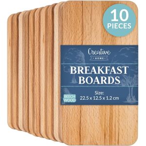 Creative Home Wooden Breakfast Board Set 10 Pieces - Wooden Cutting Board Creative Home Wooden Breakfast Board Set 10 Pieces - Wooden Cutting Board