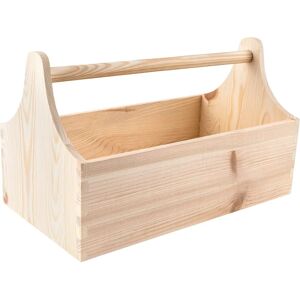 Boîte à outils en bois Creative Deco 34x18x20,5cm - Rangement & Cadeau - Publicité Boîte à outils en bois Creative Deco 34x18x20,5cm - Rangement & Cadeau - Publicité