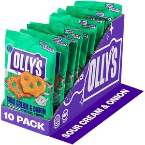 Ollys Sour Cream & Onion Pretzel Thins - snack Ollys Sour Cream & Onion Pretzel Thins - snack