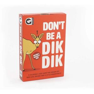 Ginger Fox Don't Be A Dik Dik Card Game - Adults' Nature Naughty Fun Ginger Fox Don't Be A Dik Dik Card Game - Adults' Nature Naughty Fun