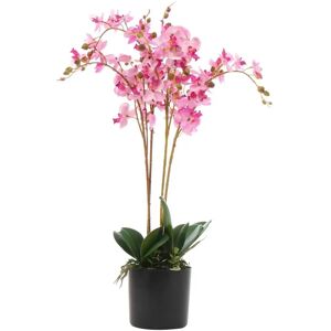 Leaf 60cm Artificial Orchid - Triple Stem - Pink - Artificial Orchid Leaf 60cm Artificial Orchid - Triple Stem - Pink - Artificial Orchid