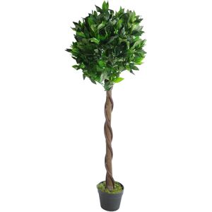 Genuine Leaf Design UK Artificial Bay Tree 120cm Twist - Topiary for Entrance Genuine Leaf Design UK Artificial Bay Tree 120cm Twist - Topiary for Entrance