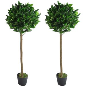 Leaf Design UK Artificial Bay Laurel Ball Trees - Topiary Trees Leaf Design UK Artificial Bay Laurel Ball Trees - Topiary Trees