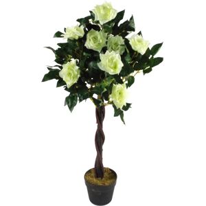 Genuine Leaf Design UK Artificial Cream Rose Tree - Wedding Decor Genuine Leaf Design UK Artificial Cream Rose Tree - Wedding Decor