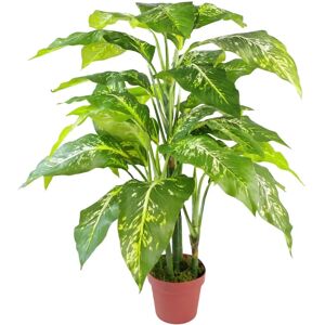 Leaf Design UK Aglaonema (Spotted Evergreen) Tree Artificial Plant - Green Leaf Design UK Aglaonema (Spotted Evergreen) Tree Artificial Plant - Green