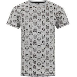 Vanilla Underground Star Wars Grey Short Sleeve T-Shirt - T-Shirt Vanilla Underground Star Wars Grey Short Sleeve T-Shirt - T-Shirt