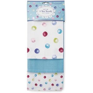 Cooksmart Spotty Dotty Pack of 3 Tea Towels - Tea Towels Cooksmart Spotty Dotty Pack of 3 Tea Towels - Tea Towels