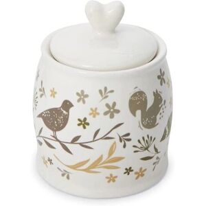 Cooksmart Woodland Sugar Bowl - White - Sugar Bowl Cooksmart Woodland Sugar Bowl - White - Sugar Bowl
