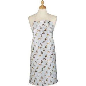 Cooksmart Curious Cats PVC Apron - Light Blue - Apron Cooksmart Curious Cats PVC Apron - Light Blue - Apron