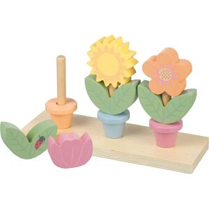 Orange Tree Toys Wooden Stacking Flower Pots - Stackable Toy for Kids Orange Tree Toys Wooden Stacking Flower Pots - Stackable Toy for Kids