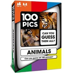 Asmodee 100 PICS Animals - Family Travel Card Game Asmodee 100 PICS Animals - Family Travel Card Game
