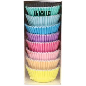PME BC952 bakform - Set med 100 pastellfärgade muffinsformar PME BC952 bakform - Set med 100 pastellfärgade muffinsformar