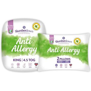 Slumberdown - Anti Allergy Duvet - White - King - Duvet Set Slumberdown - Anti Allergy Duvet - White - King - Duvet Set