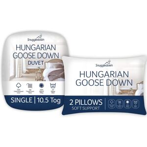 Snuggledown Hungarian Goose Down 10.5 Tog Duvet & Pillows Set Snuggledown Hungarian Goose Down 10.5 Tog Duvet & Pillows Set