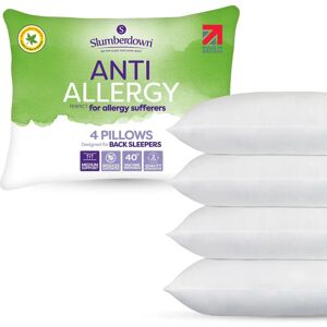 Slumberdown UK Made 4 Pack Anti-Allergy Pillows - Pillow Slumberdown UK Made 4 Pack Anti-Allergy Pillows - Pillow