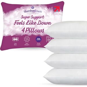 Slumberdown Slumberdown Feels Like Down 4 Pack White Support Pillows - Pillow Slumberdown Slumberdown Feels Like Down 4 Pack White Support Pillows - Pillow