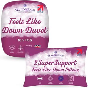 Slumberdown King White All Year Down & Pillows Set Slumberdown King White All Year Down & Pillows Set