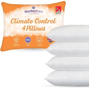 Slumberdown UK Climate Control Pillow - Medium Support - White Slumberdown UK Climate Control Pillow - Medium Support - White