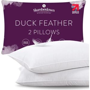 Slumberdown Model 2 Pack Duck Feather Pillows - Pillow Slumberdown Model 2 Pack Duck Feather Pillows - Pillow