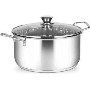 Penguin Home Professional Induction Safe Stainless Steel StockPot - 5L Penguin Home Professional Induction Safe Stainless Steel StockPot - 5L