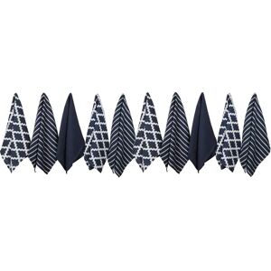 Penguin Home Paños de Cocina de Algodón 10 Uds Navy - Paños de Cocina Penguin Home Paños de Cocina de Algodón 10 Uds Navy - Paños de Cocina